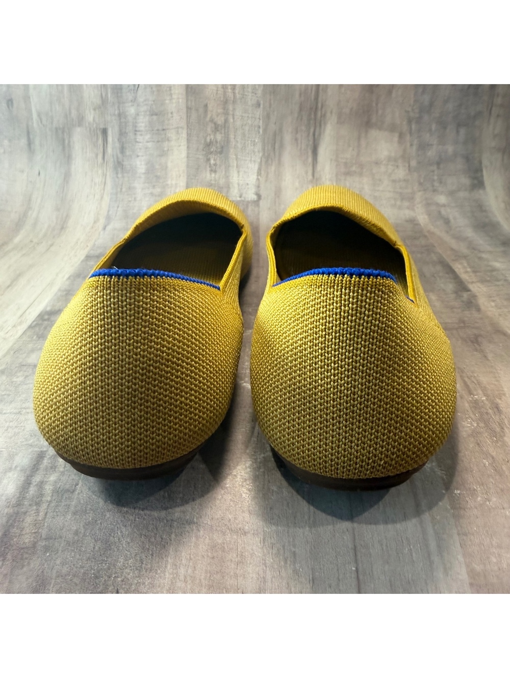 Rothy’s The Loafer Yellow Lemondrop Women's 9 Knit Washable Shoes Slip On - Picture 5 of 11